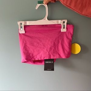 hot pink bandeau